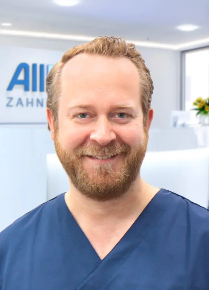 Portrait Oralchirurg Moritz Birkelbach (AllDent Bremen)