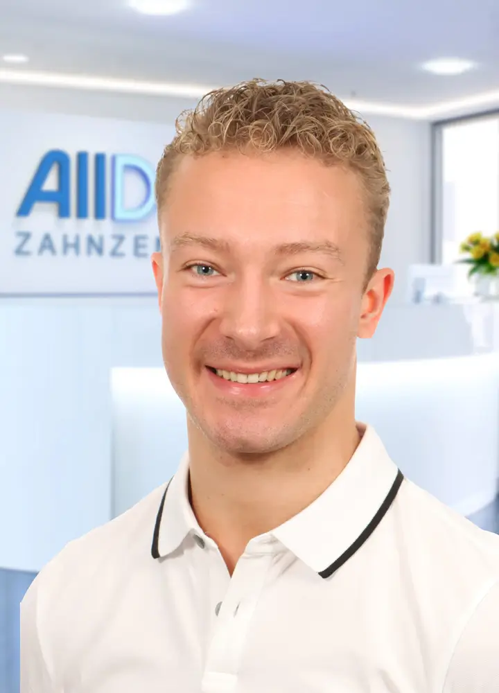 Portrait Zahnarzt Niklas Schwarz (AllDent Bremen)